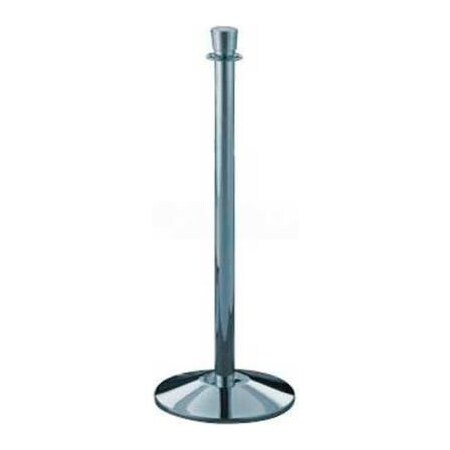 Lavi Industries Director Queueing Stanchion, 38.5"H Polished Stainless Steel Post 40-2110